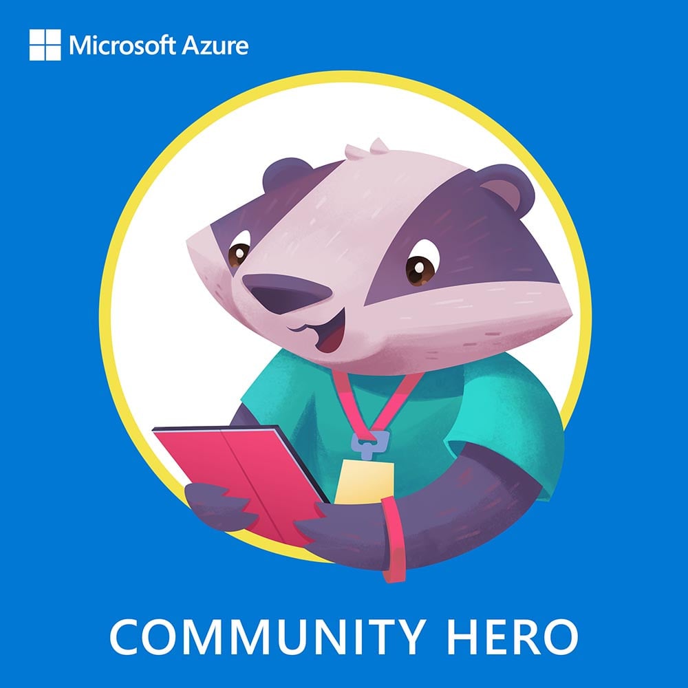 Microsoft Azure Community Hero Badger